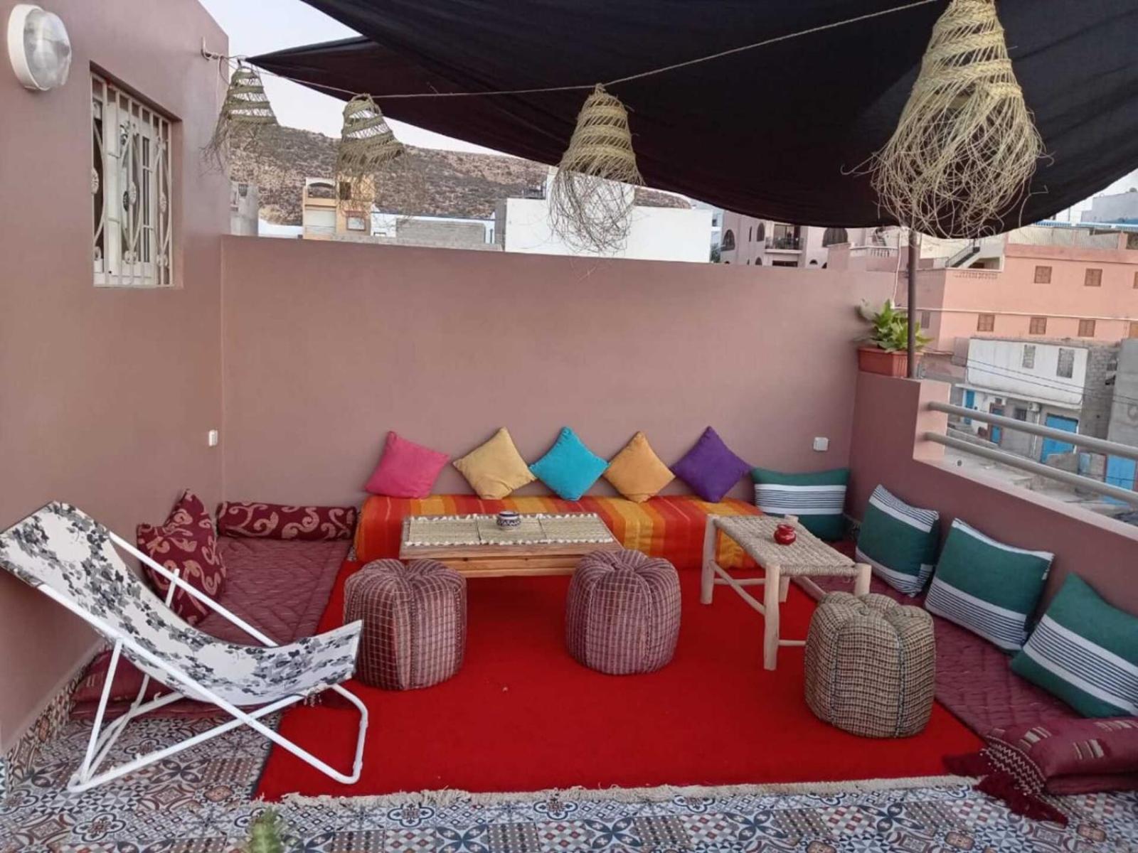 A Pousada Taghoba Surf House Tamraght Exterior foto